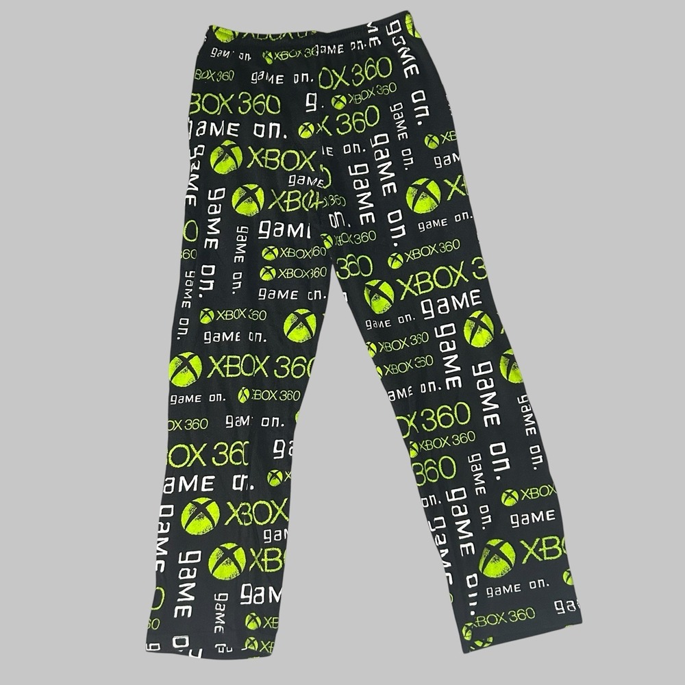 Xbox 360 Mens Small 2009 Pajama Black Pants Sleepwear